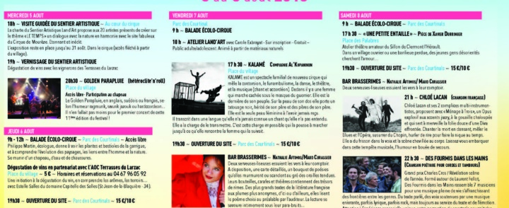 A la découverte du festival de Mourèze – 5 au 9 aout 2015