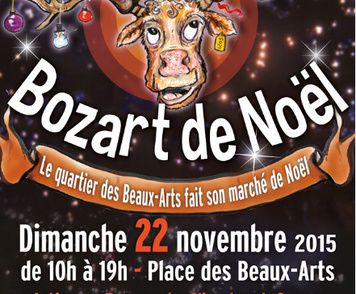 1er marché de noël des beaux-arts – 22/11/15