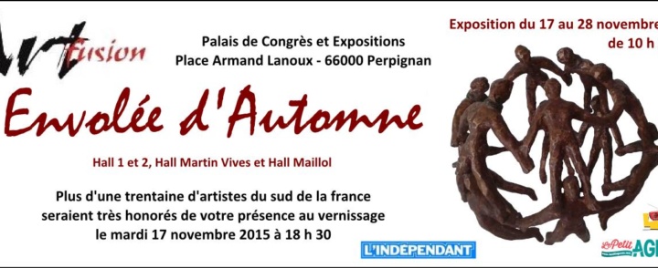 Expo “Envolée d’automne” – Perpignan – 17 au 28 novembre 2015