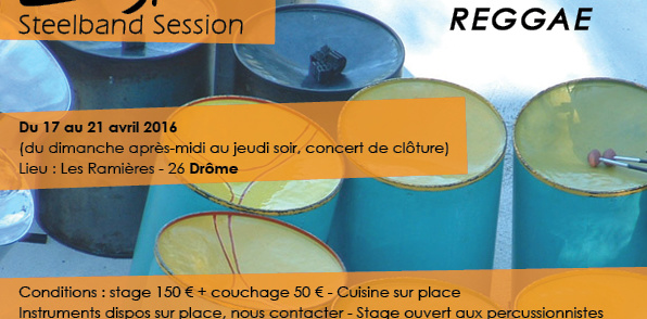 Stage Steelband – 17 au 21 avril 2016 – Les Ramières(26)