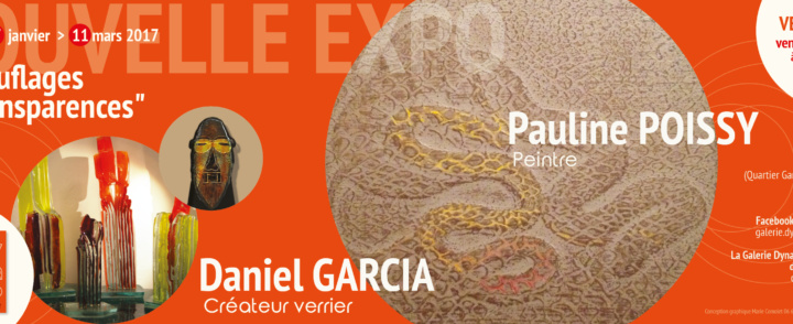 Vernissage expo Pauline Poissy – Galerie Dynamo – 27/01/17 – Montpellier