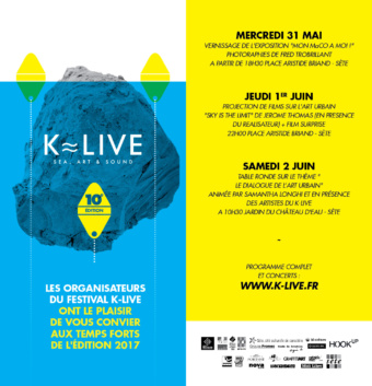 K-Live – 31 mai /2 juin 2017-Sète