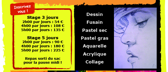 Atelier Arts à la carte organise une seconde période de stage d’été du 21 août au 1er septembre 2017
