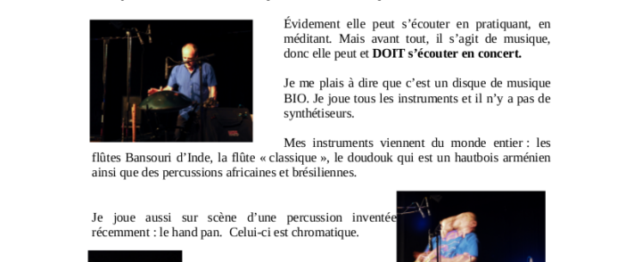Mathilde Long et Monsieur Jack – Concert au Mas Reynes – Samedi 14 Octobre à 20h30