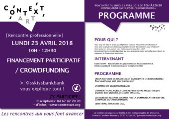 Rencontre professionnelle “Financement participatif / crowdfunding, Kisskissbankbank vous explique tout !” 23 avril 2018