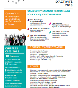 Rapport d’activité 2018 de Context’Art
