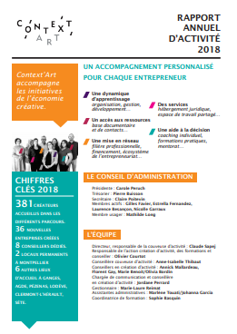Rapport d’activité 2018 de Context’Art