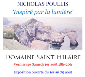 [VERNISSAGE EXPO] de l’artiste Nicholas Poullis “Inspiré par la lumière”