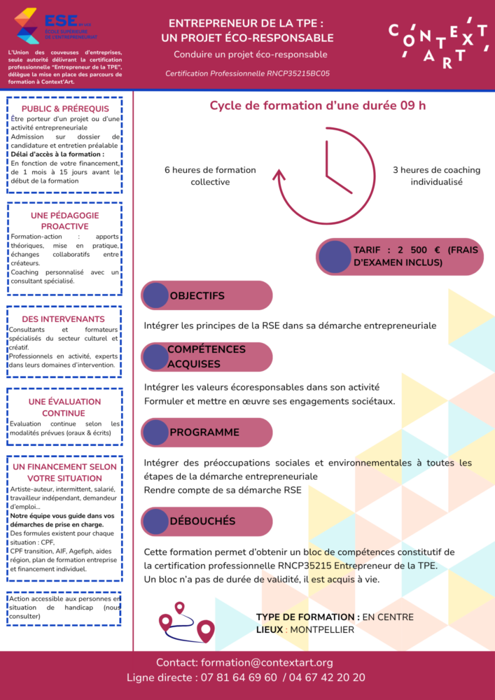 Bloc 5 : Eco-responsable